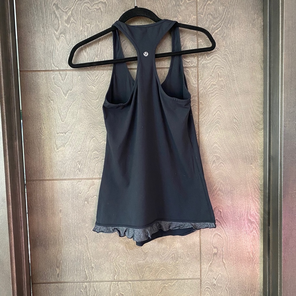 Lululemon Cool Racerback Tank with Ruffle Hem